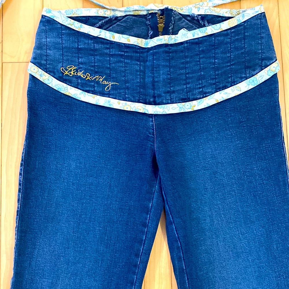 NWOT Y2K ♥️ Women's Blue Flare Jeans - Picture 2 of 6